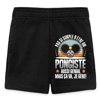 Ping-pong - Short Bébé - noir - Devant