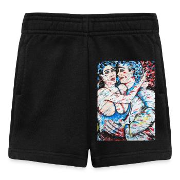 Escort Mädchen - Baby Shorts - Schwarz - Vorne