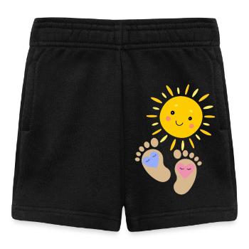 Petit Soleil ! - Short Bébé - noir - Devant