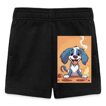 A Hilarious Tale: The Fire-Farting Dog - Baby Shorts - black - Front