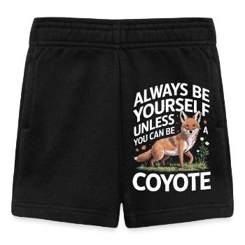 Coyote Animal Funny - Baby Shorts - black - Front