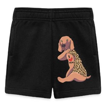 Weimaraner - Baby Shorts - Schwarz - Vorne