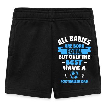 Champion Baby – Dad Soccer Player - Baby Shorts - black - Front
