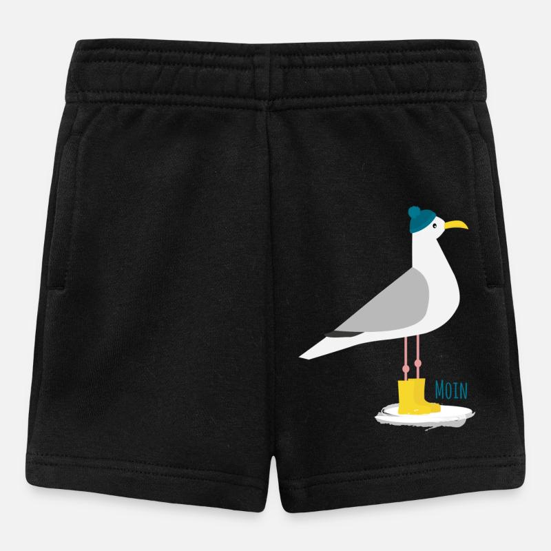 Möwe Bommelmütze MOIN - Baby Shorts - Schwarz