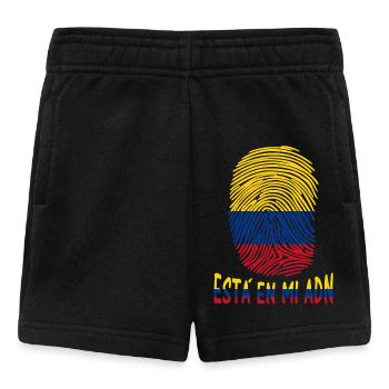 flag of Colombia t-shirt design est en mi adn - Baby Shorts - Schwarz - Vorne