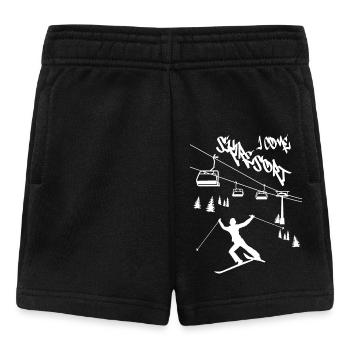 Ski resort I'm coming ! - Baby Shorts - black - Front