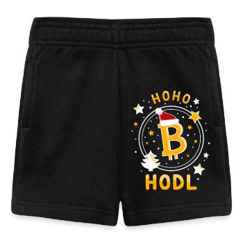 Bitcoin pour Noël Hoho Hodl BTC - Short Bébé - noir - Devant