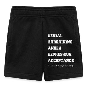 Five phases of waking up - Baby Shorts - black - Front