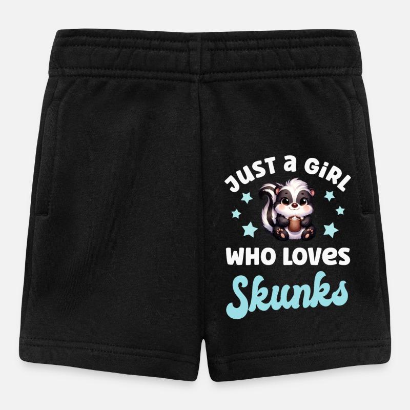 Mouffette - Short Bébé - noir