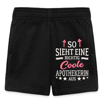 So sieht eine richtig coole Apothekerin aus - Baby Shorts - Schwarz - Vorne