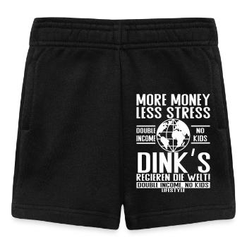 Plus d’argent, moins de stress – DINK Lifestyle - Short Bébé - noir - Devant
