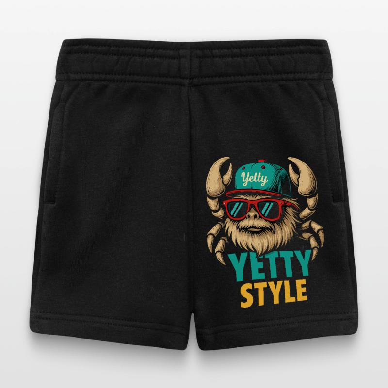 Yetty Style Yeti Graphic Baby Shorts