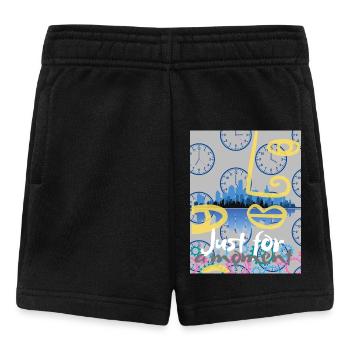 Juste un instant - Short Bébé - noir - Devant