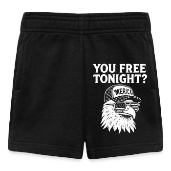 Tu es libre ce soir, Eagle, 4 juillet - Short Bébé - noir - Devant