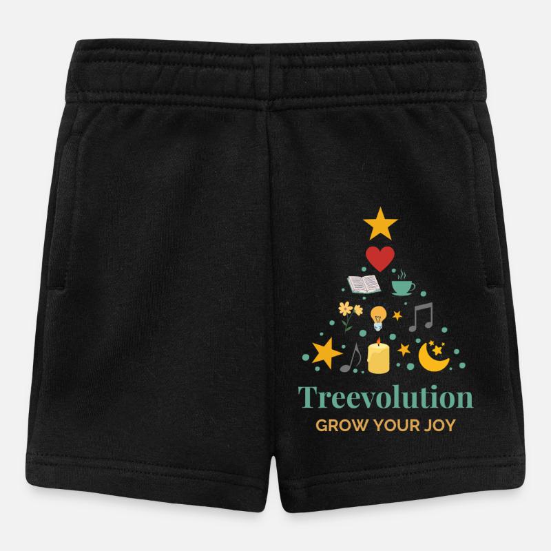Treevolution Growing Joy - Short Bébé - noir