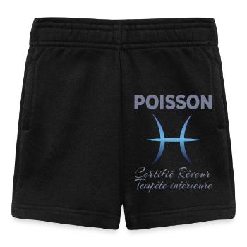 Poisson - Short Bébé - noir - Devant