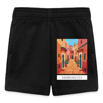 Marrakech La Magie des Couleurs - Short Bébé - noir - Devant