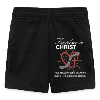 True freedom break the chains - not the rules - Baby Shorts - black - Front
