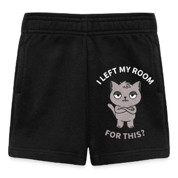 J’ai quitté ma chambre pour ça ? - Short Bébé - noir - Devant