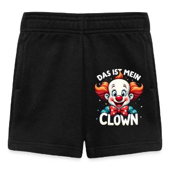 Karneval Clown Kostüm Fasching Fastnacht - Baby Shorts - Schwarz - Vorne