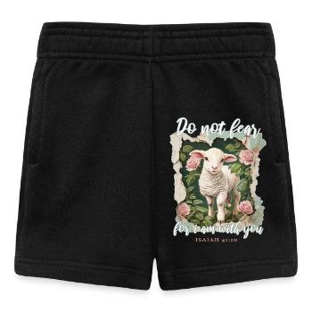 Lamm Christlich Bibelvers - Baby Shorts - Schwarz - Vorne