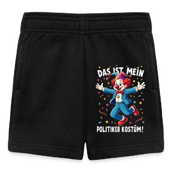 Karneval Kostüm Politiker Fasching Fastnacht - Baby Shorts - Schwarz - Vorne