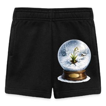 Le perce-neige traverse l’hiver - Short Bébé - noir - Devant