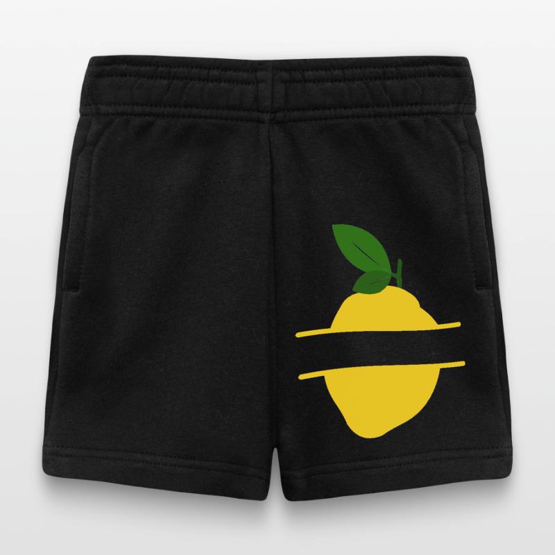 Lemon Split Frame Baby Shorts