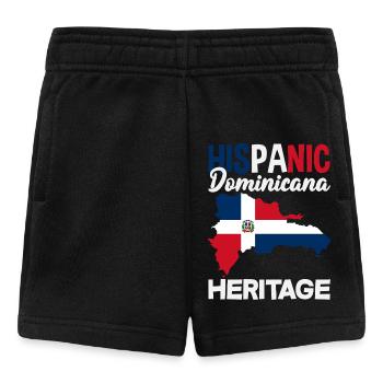 Drapeau de la République dominicaine Dom Rep Pride - Short Bébé - noir - Devant