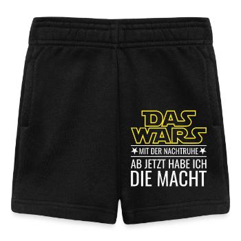 Das wars Baby Jetzt habe ich die Macht Geburt Baby - Baby Shorts - Schwarz - Vorne