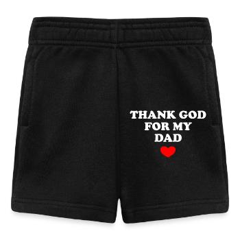 Dieu merci pour mon père - Short Bébé - noir - Devant