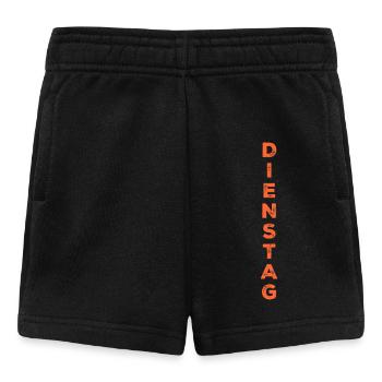 Tuesday - orange - Baby Shorts - black - Front