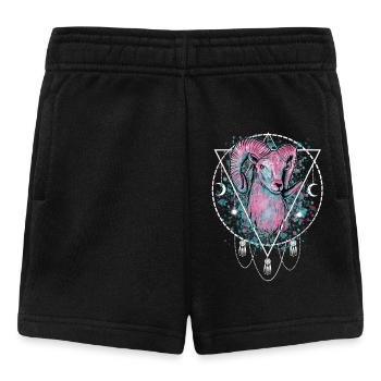 Widder Sternzeichen - Baby Shorts - Schwarz - Vorne