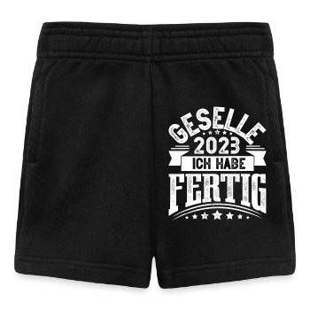 Geselle 2023 Gesellenprüfung - Baby Shorts - Schwarz - Vorne
