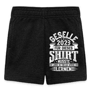 Geselle 2023 Gesellenprüfung - Baby Shorts - Schwarz - Vorne