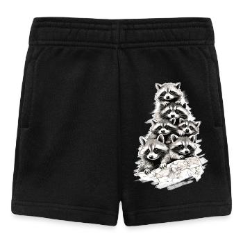 Ratons laveurs - Short Bébé - noir - Devant