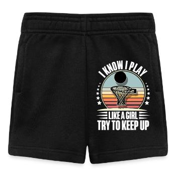 Basketball Basketballer - Baby Shorts - Schwarz - Vorne