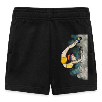 Grimpeur flexible - Short Bébé - noir - Devant