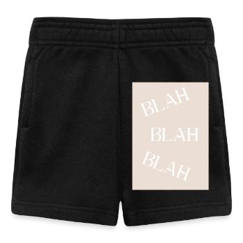 BLAH BLAH BLAH Sarcastic Humor - Baby Shorts - black - Front