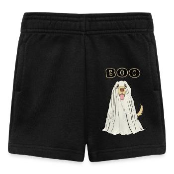 Ghost Costume Dog Disguise Funny - Baby Shorts - black - Front