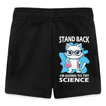 Résignation - J’essaie la science - Short Bébé - noir - Devant