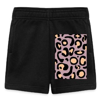 Leopard I - Baby Shorts - Schwarz - Vorne