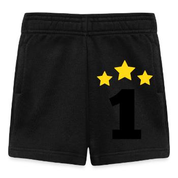 1 an étoile - cadeau de 1e anniversaire - Short Bébé - noir - Devant