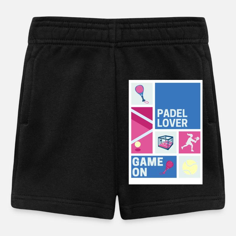 Amateur de padel - Short Bébé - noir
