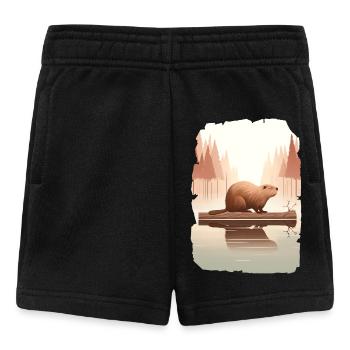 Castor - Short Bébé - noir - Devant