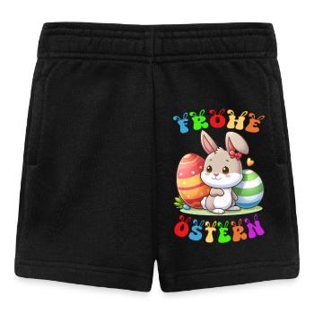 Joyeuses Pâques - Short Bébé - noir - Devant