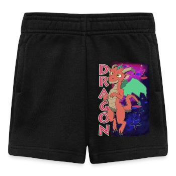 Cute Dragon - Baby Shorts - black - Front