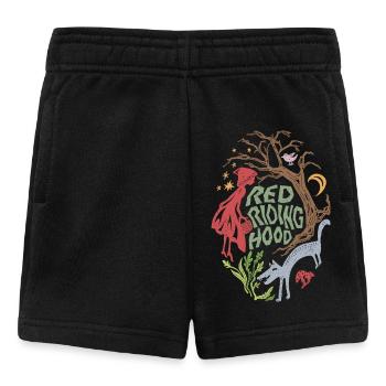 Little Red Riding Hood and the Wolf - Baby Shorts - black - Front