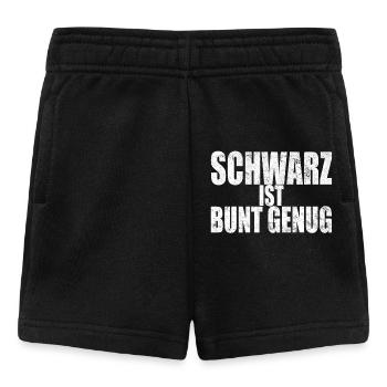 Schwarz Ist Bunt Genug Gothic Black Metal Emo - Baby Shorts - Schwarz - Vorne
