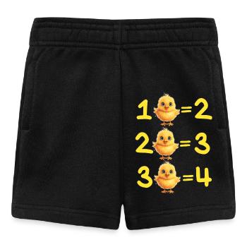 Mathematik, Mathematik, Addition - Baby Shorts - Schwarz - Vorne